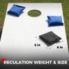 imageCornhole Bags Set of 8 Regulation Weight ampamp Size Includes Carry CaseBlue  Black