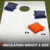 imageCornhole Bags Set of 8 Regulation Weight ampamp Size Includes Carry CaseOrange  Navy Blue