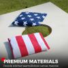 imageCornhole Bags Set of 8 Regulation Weight ampamp Size Includes Carry CaseStars  Stripes