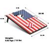 imageCornhole Board Set Cornhole Games for Adults Portable Choose Regulation or Tailgate Size3 x 2 American Flag