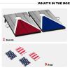 imageCornhole Board Set Cornhole Games for Adults Portable Choose Regulation or Tailgate Size3 x 2 Pyramid