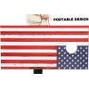 imageCornhole Board Set Cornhole Games for Adults Portable Choose Regulation or Tailgate Size4 x 2 American Flag