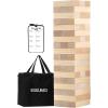 imageOutdoor Games Large Tower Game 54 Blocks Stacking Game Includes Carry Bag and ScoreboardNatural