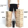 imageOutdoor Games Large Tower Game 54 Blocks Stacking Game Includes Carry Bag and ScoreboardNatural