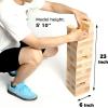 imageOutdoor Games Large Tower Game 54 Blocks Stacking Game Includes Carry Bag and ScoreboardNatural