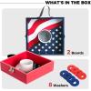 imageOutdoor Games Wooden Washer Toss Game with 8 Washers