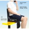 imageSPORT BEATS Stadium Seats with Back Support Bleacher Chairs with Back and Cushion Thick Padded Bleacher Seats Includes Shoulder StrapBlack