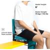 imageSPORT BEATS Stadium Seats with Back Support Bleacher Chairs with Back and Cushion Thick Padded Bleacher Seats Includes Shoulder StrapCyan
