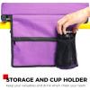 imageSPORT BEATS Stadium Seats with Back Support Bleacher Chairs with Back and Cushion Thick Padded Bleacher Seats Includes Shoulder StrapDark Purple