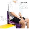 imageSPORT BEATS Stadium Seats with Back Support Bleacher Chairs with Back and Cushion Thick Padded Bleacher Seats Includes Shoulder StrapDark Purple
