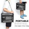 imageSPORT BEATS Stadium Seats with Back Support Bleacher Chairs with Back and Cushion Thick Padded Bleacher Seats Includes Shoulder StrapGrey