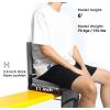 imageSPORT BEATS Stadium Seats with Back Support Bleacher Chairs with Back and Cushion Thick Padded Bleacher Seats Includes Shoulder StrapGrey