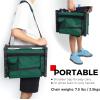 imageSPORT BEATS Stadium Seats with Back Support Bleacher Chairs with Back and Cushion Thick Padded Bleacher Seats Includes Shoulder StrapHuntergreen