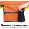 imageSPORT BEATS Stadium Seats with Back Support Bleacher Chairs with Back and Cushion Thick Padded Bleacher Seats Includes Shoulder StrapOrange