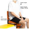 imageSPORT BEATS Stadium Seats with Back Support Bleacher Chairs with Back and Cushion Thick Padded Bleacher Seats Includes Shoulder StrapOrange