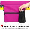 imageSPORT BEATS Stadium Seats with Back Support Bleacher Chairs with Back and Cushion Thick Padded Bleacher Seats Includes Shoulder StrapPink