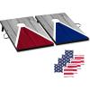 imageCornhole Board Set Cornhole Games for Adults Portable Choose Regulation or Tailgate Size3 x 2 Pyramid